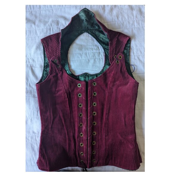 Renaissance Faire Bodice Corset - Huntress Style - Size Small - Picture 5 of 5